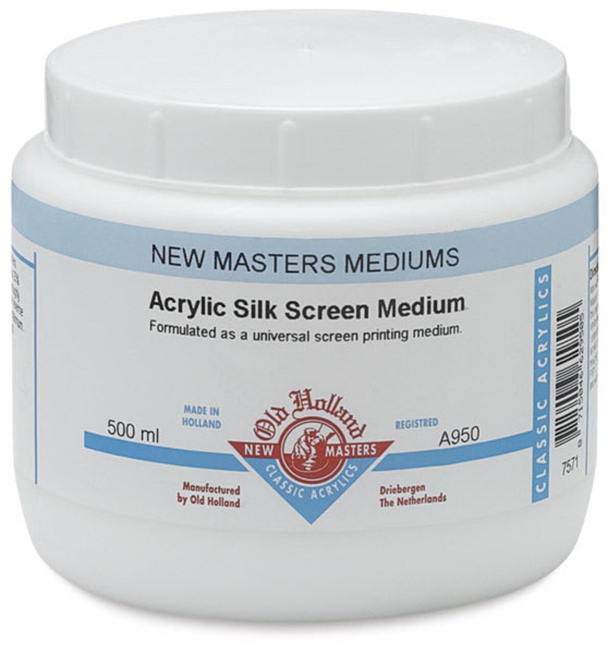 Old Holland New Masters Acrylic Silk Screen Medium - 500 ml jar
